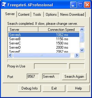 Freegate Professional 7.39