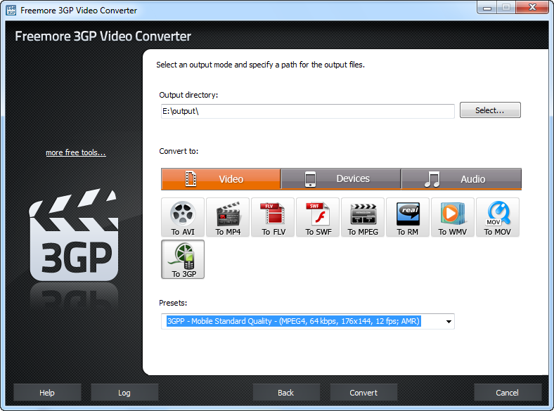 Freemore 3GP Video Converter 2.5.9