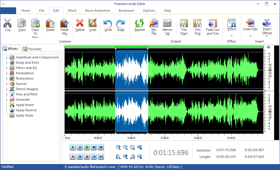 Freemore Audio Editor 3.2.7
