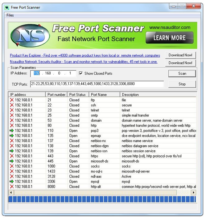 FreePortScanner 3.2.2
