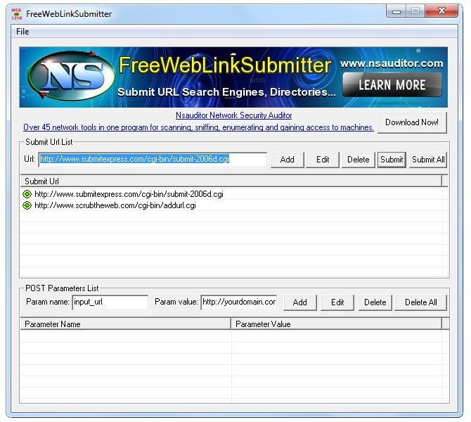 FreeWebLinkSubmitter 1.2.3