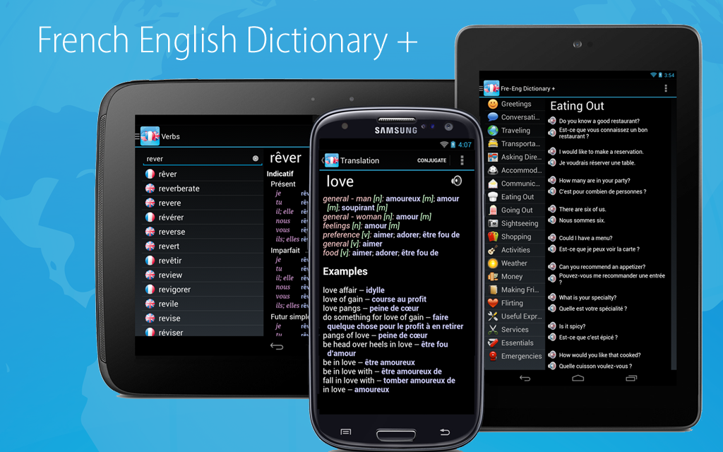 French English Dictionary + Varies with device
