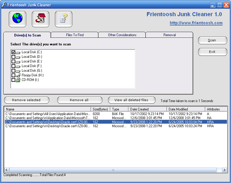 Frientoosh Junk Cleaner 1.0