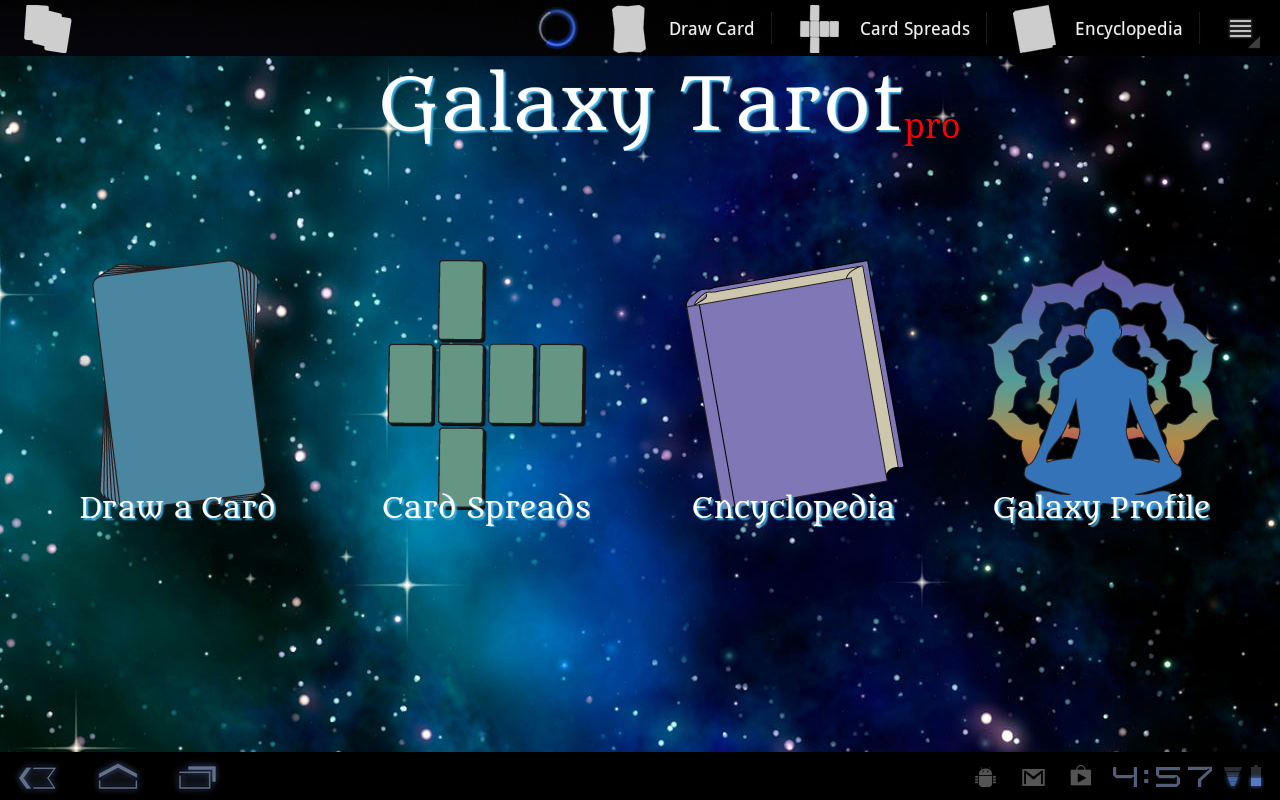 Galaxy Tarot Pro Varies with device