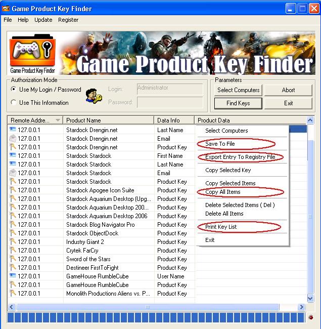 Game Product Key Finder 1.4