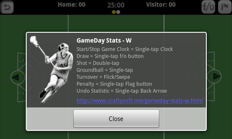 GameDay Stats W - Lacrosse 2.2