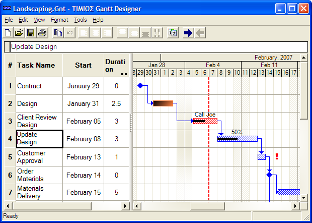 Gantt Designer 1.0