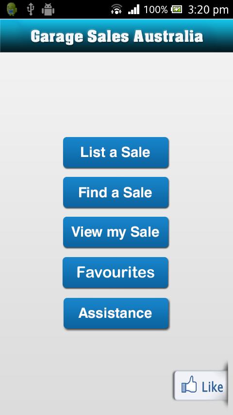 Garage Sales Australia app 1.0.2