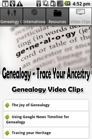 Genealogy - Trace Your Ancestr 1.0