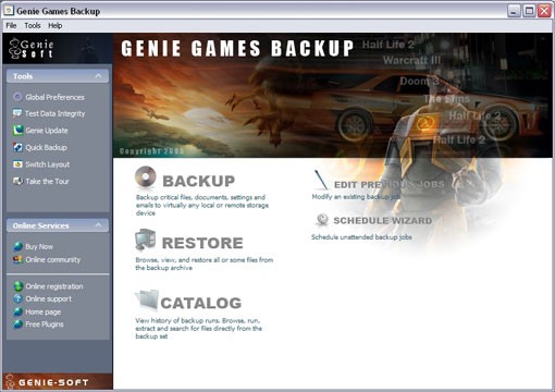 Genie Games Backup 6.0