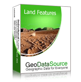 GeoDataSource World Land Features Database (Basic Edition) August .2008