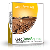 GeoDataSource World Land Features Database (Gold Edition) August .2008