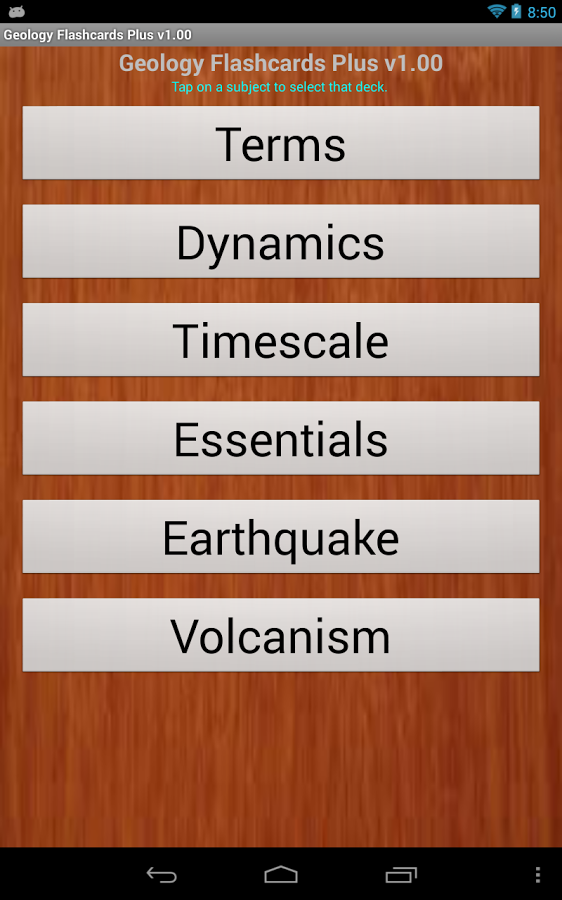 Geology Flashcards Plus 1.00