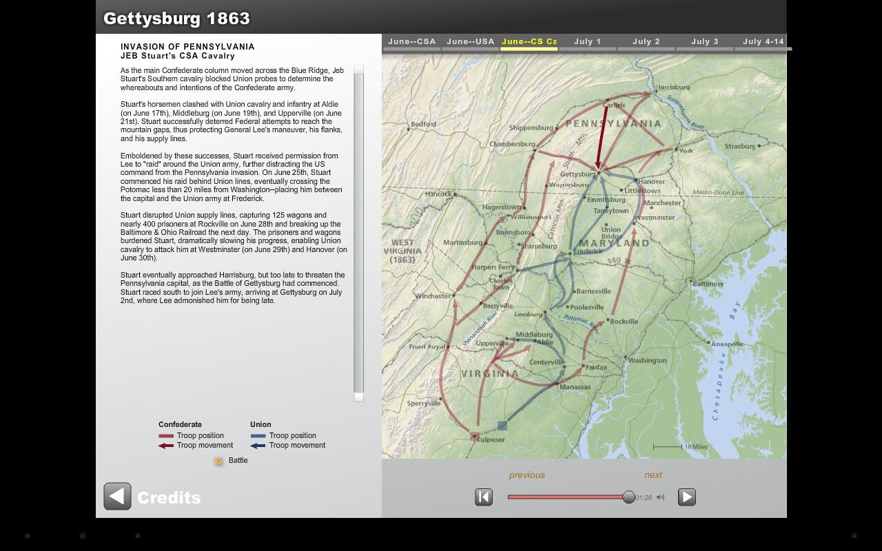 Gettysburg Battle Map 1.0.0