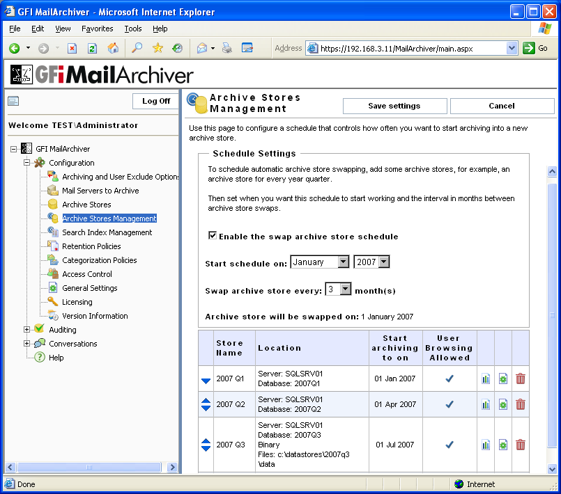 GFI MailArchiver for Exchange 5