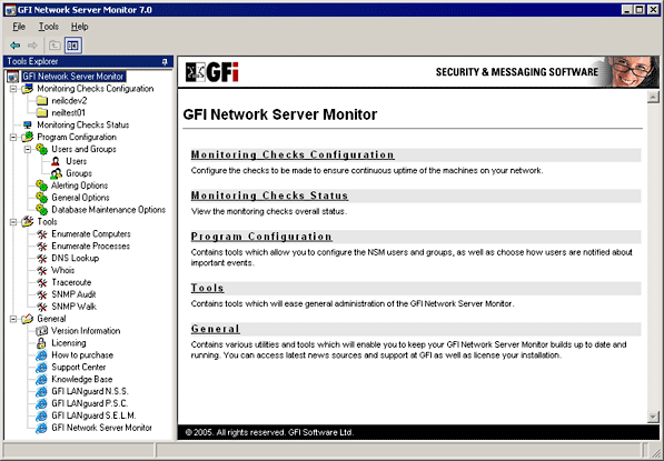 GFI Network Server Monitor 7