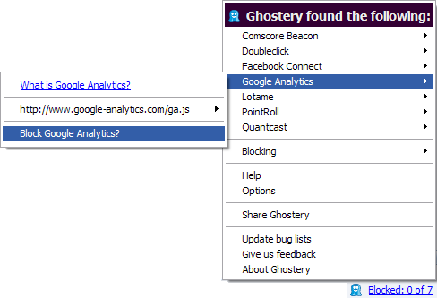 Ghostery for Firefox 2.8.4