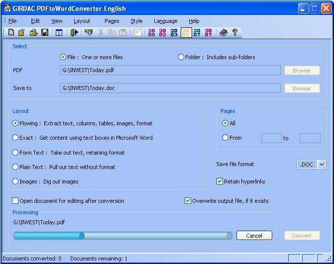 GIRDAC PDF Converter Ultimate 8.1.2.5