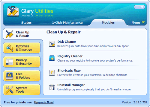 Glary Utilities Slim 2.55.0.1790