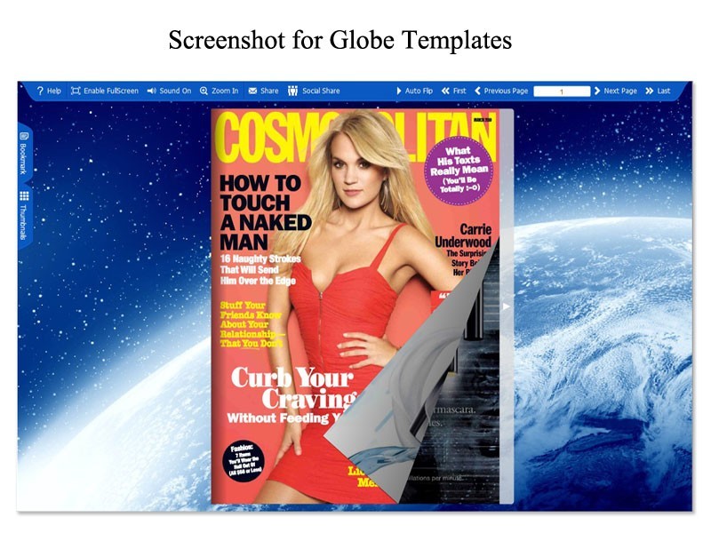 Globe Template for Flip Book 1.0