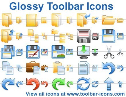 Glossy Toolbar Icon Set 2012.1