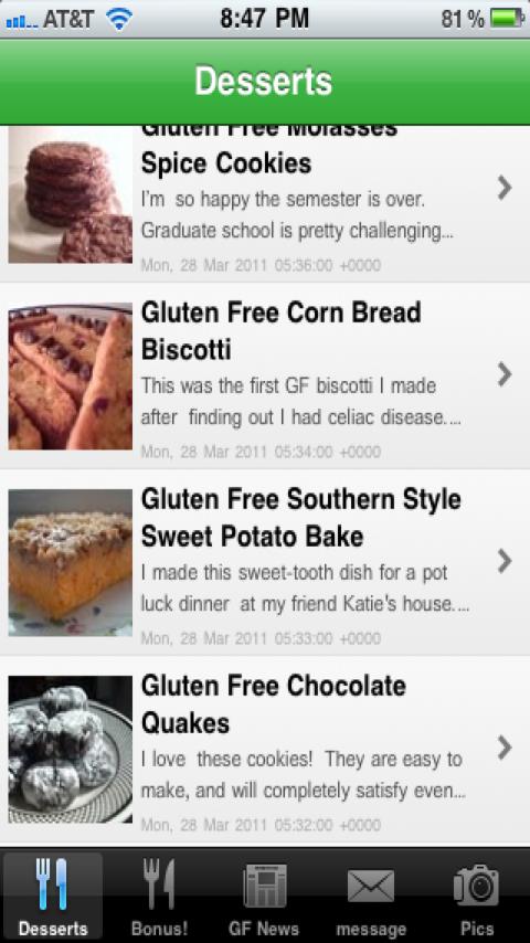 Gluten Free Desserts! 4