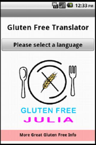 Gluten Free Translator 1.0