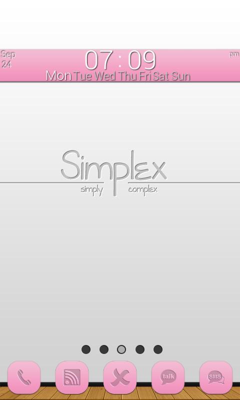 GLX Themes: Simplex Light Pink 1.21