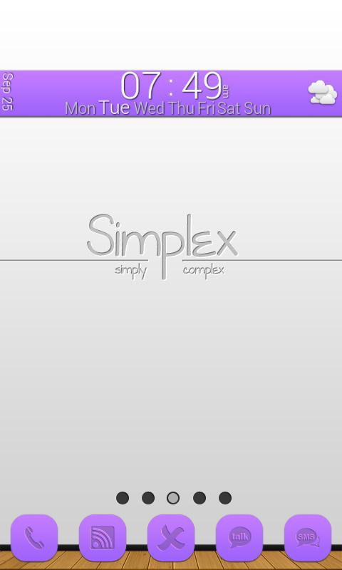 GLX Themes: Simplex Purple 1.21
