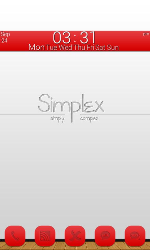 GLX Themes: Simplex Red 1.21