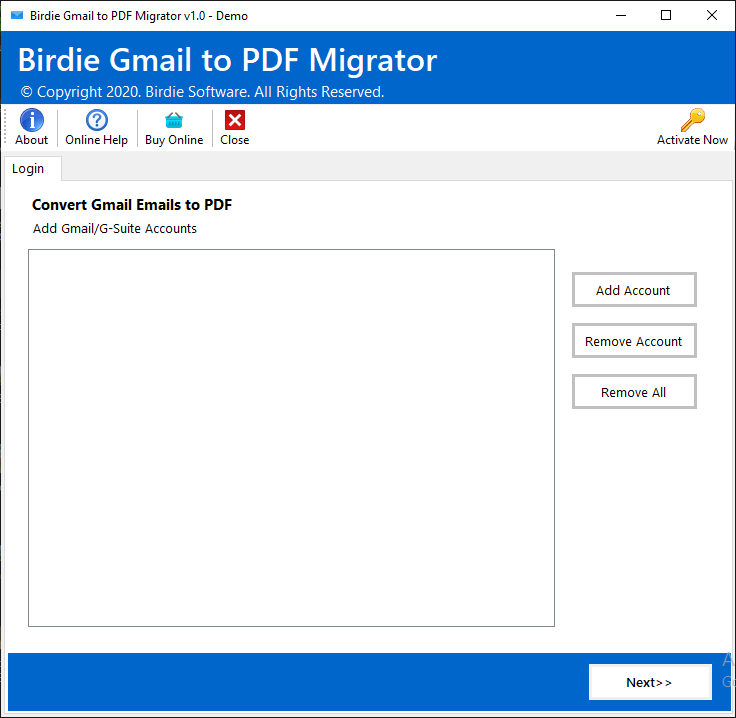 Gmail Database to PDF 2.0.3