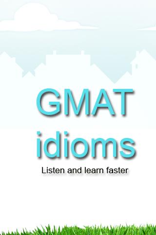 GMAT/GRE/SAT Idioms Audio 1.0