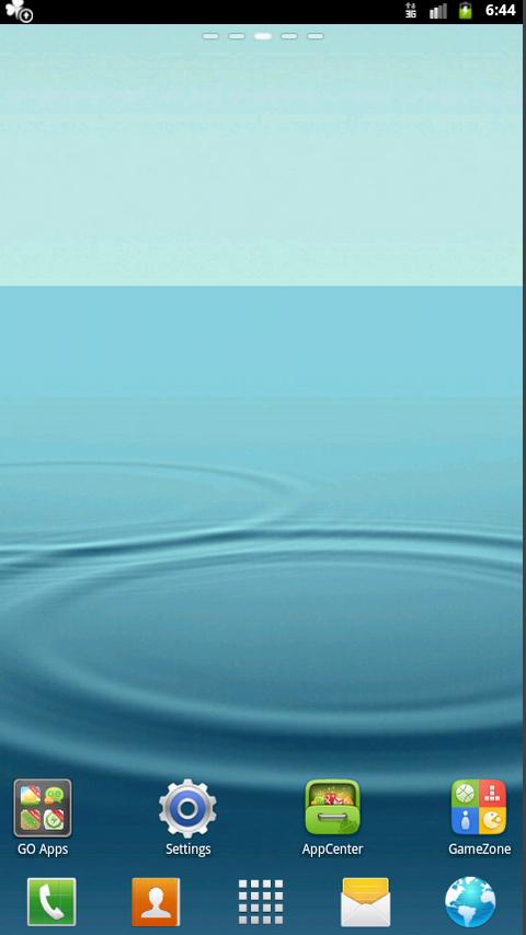 Go Galaxy S3 Theme Water 1.1