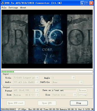 GoGo DVD To avi/vcd/svcd ripper 1.2.7