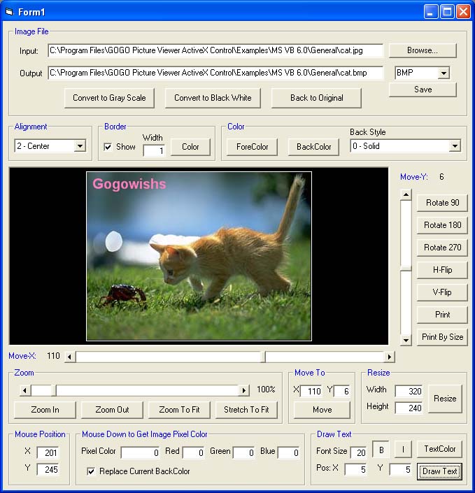 GOGO Picture Viewer ActiveX SDK 4.24