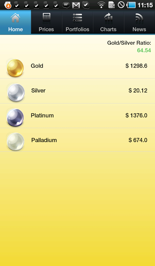 Gold & Silver Bullion Tracker 1.0.7