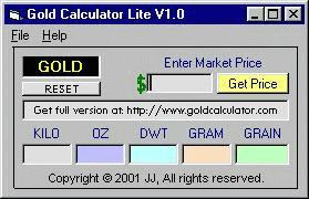 Gold Calculator Lite 3.21