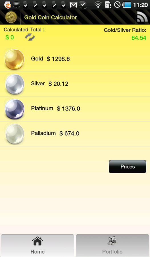Gold Coin Price Calculator 2.1