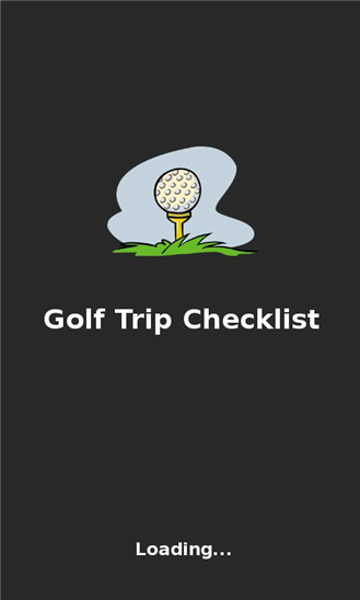 Golf Trip Checklist 1.1.0.0