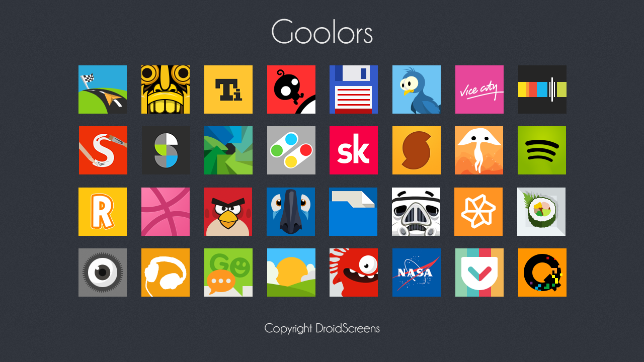 Goolors Square - icon pack 2.5.7
