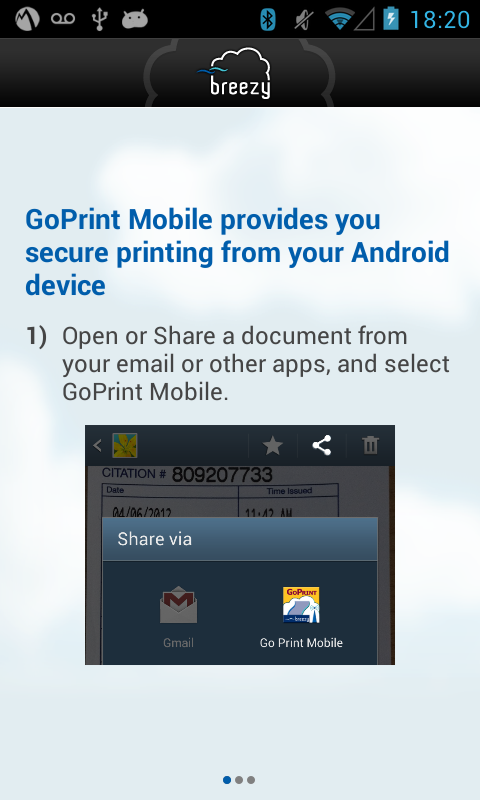 GoPrint Mobile 1.0.1
