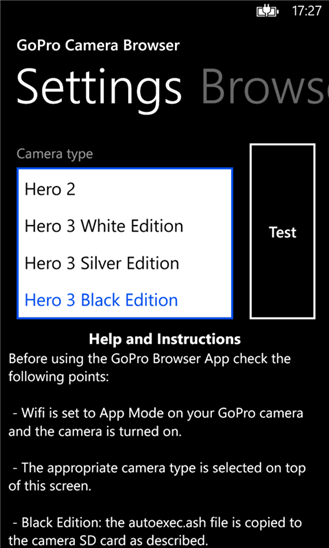 GoPro Browser 1.5.0.0