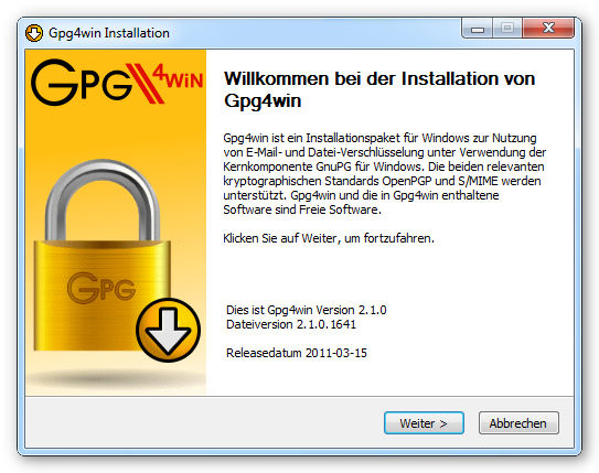 Gpg4win 2.1.0