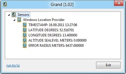 Grand::Sensors Viewer 1.03