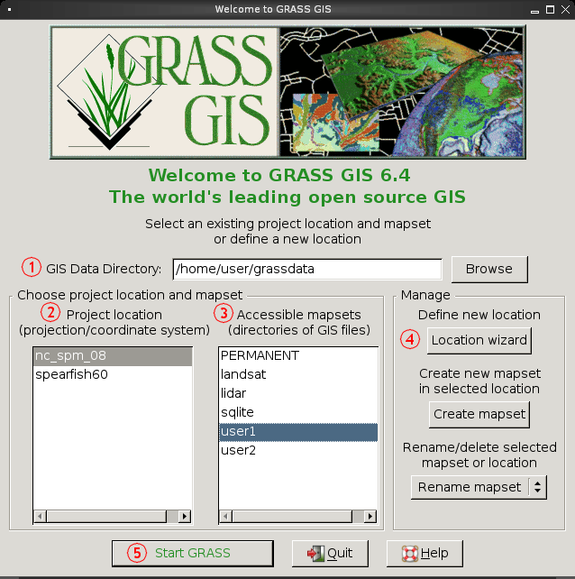 Grass GIS for Linux 6.4.1-3 1.0