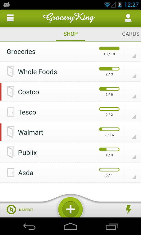 Grocery King Shopping List Varies with device