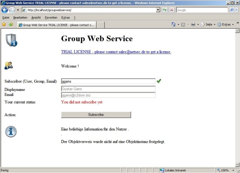 GroupWebService 1.0