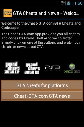 GTA Cheats and News 1.7