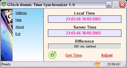Gtech Atomic Time Synchronizer 1.0