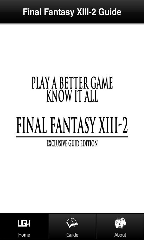 Guide - Final Fantasy XIII 2 2.1